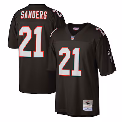 Deion Sanders Atlanta Falcons Mitchell & Ness Legacy Replica Jersey - Black
