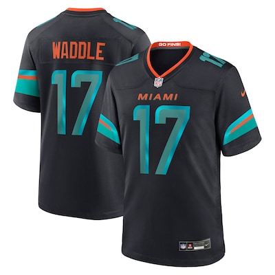 Jaylen Waddle Miami Dolphins Nike 2025 Rivalries Collection Game Jersey - Pitch Blue