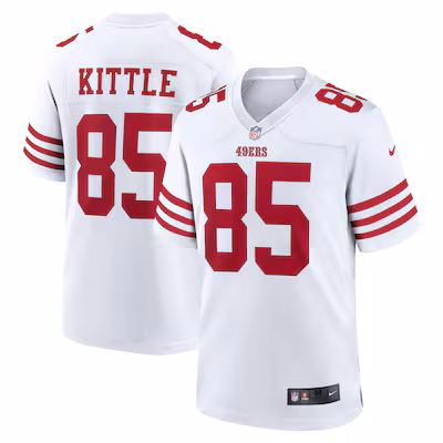 George Kittle San Francisco 49ers Nike Player Game Jersey - White