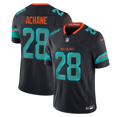 De’Von Achane Miami Dolphins Nike 2025 Rivalries Collection Limited Jersey - Pitch Blue