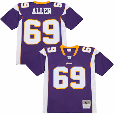 Jared Allen Minnesota Vikings Mitchell & Ness 2011 Legacy Replica Jersey - Purple