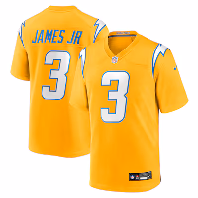 Derwin James Jr. Los Angeles Chargers Nike Alternate Charger Power Game Player Jersey - Gold
