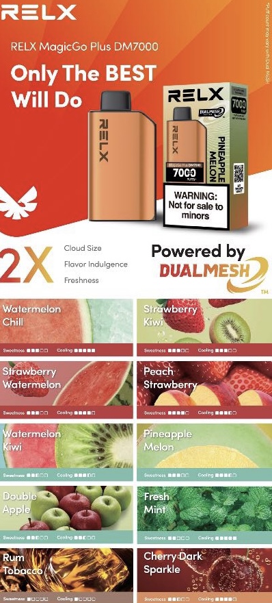 <strong>RELX MagicGo Plus DM7000 9 Flavors</strong>