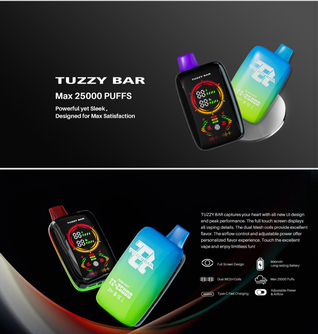 <strong>TUZZY Bar 25000 Puffs</strong>