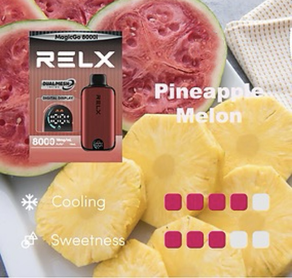 newest RELX MagicGo 8000i Puffs 15 Flavors