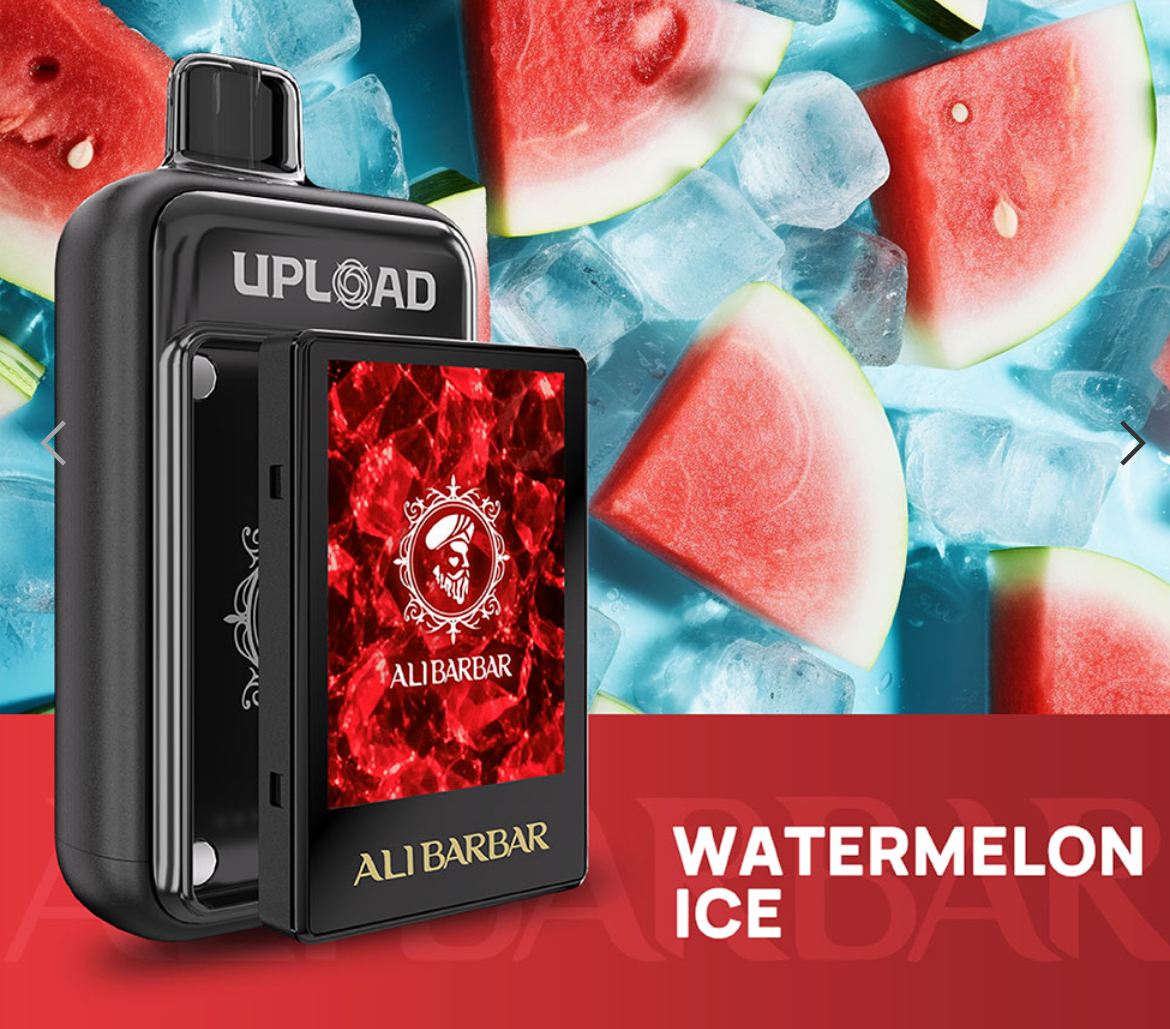 AliBarbar Upload 25000 Puffs with replaceable LED Screen