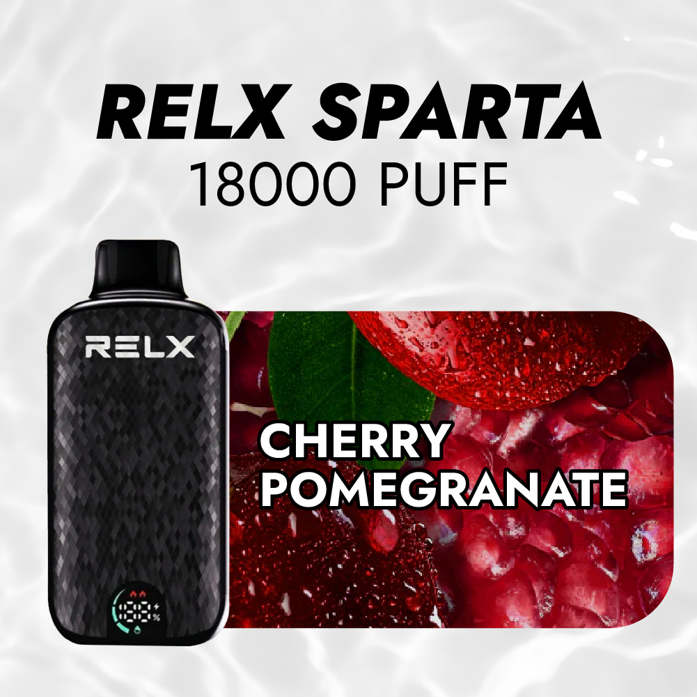 new Relx Sparta 18000 Puffs 16 Flavors