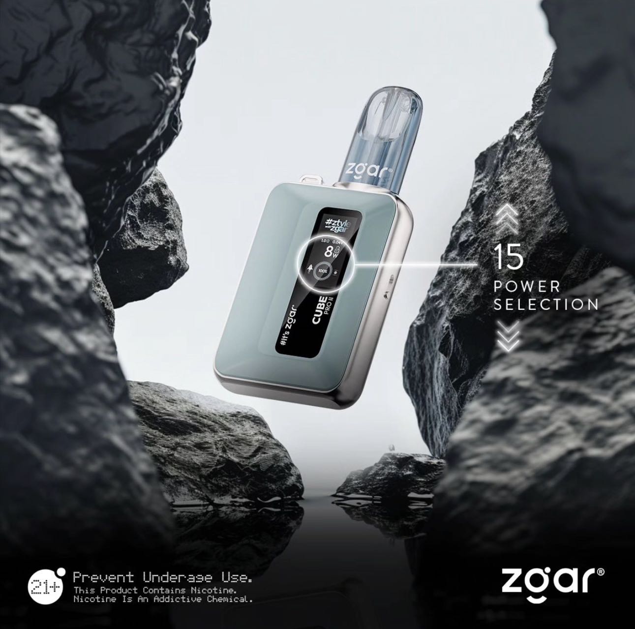 new ZGAR Cube Pro II Device(for RELX Pod)
