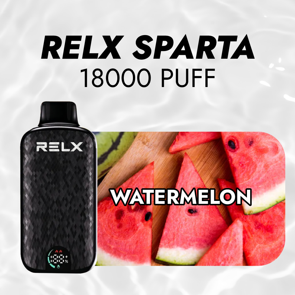 new Relx Sparta 18000 Puffs 16 Flavors