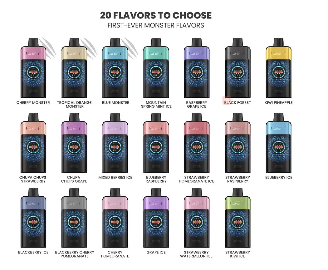 New IGET ONE 12000 Puffs 11 Flavors