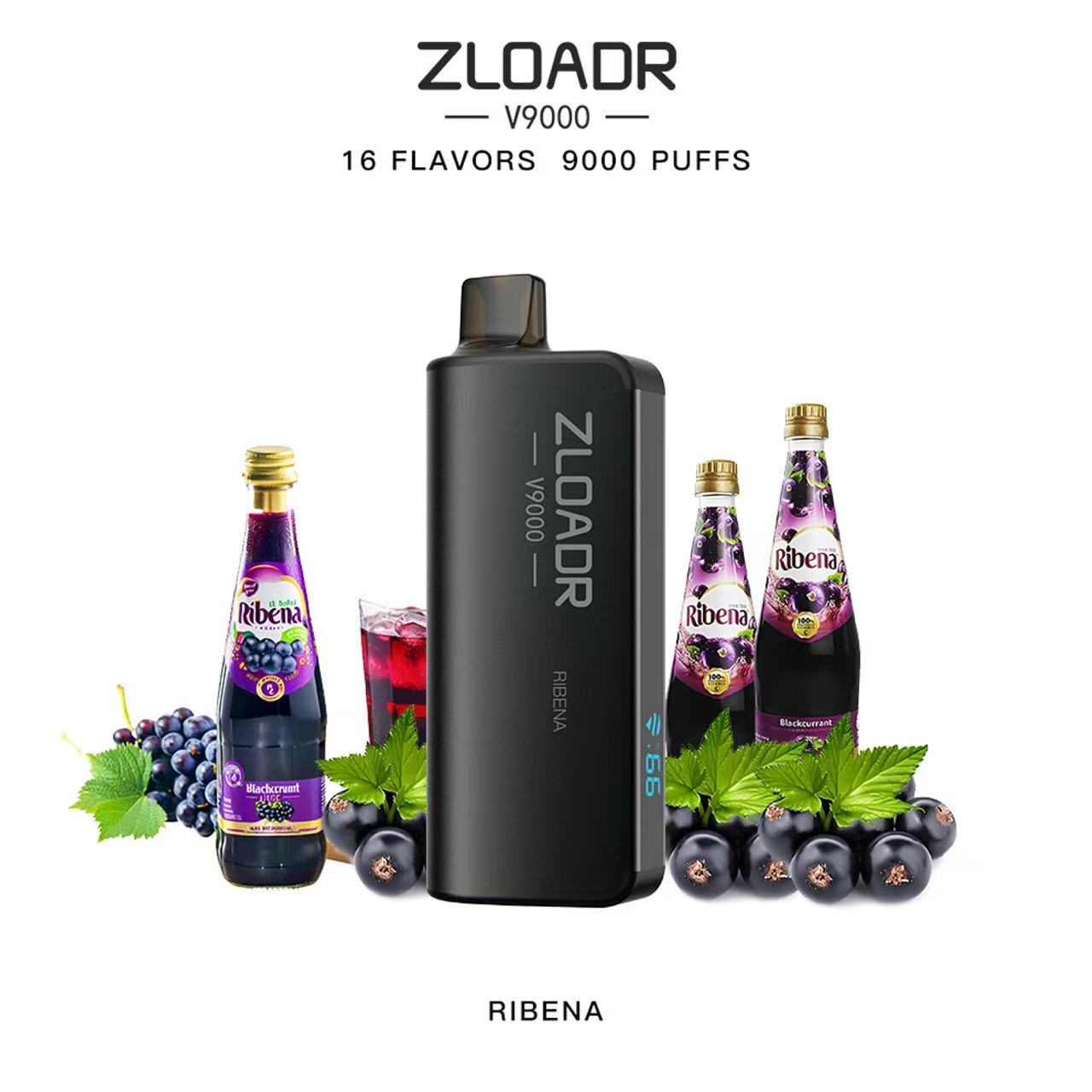 New ZLOADR V9000 Puffs Disposable Vape 16 Flavors