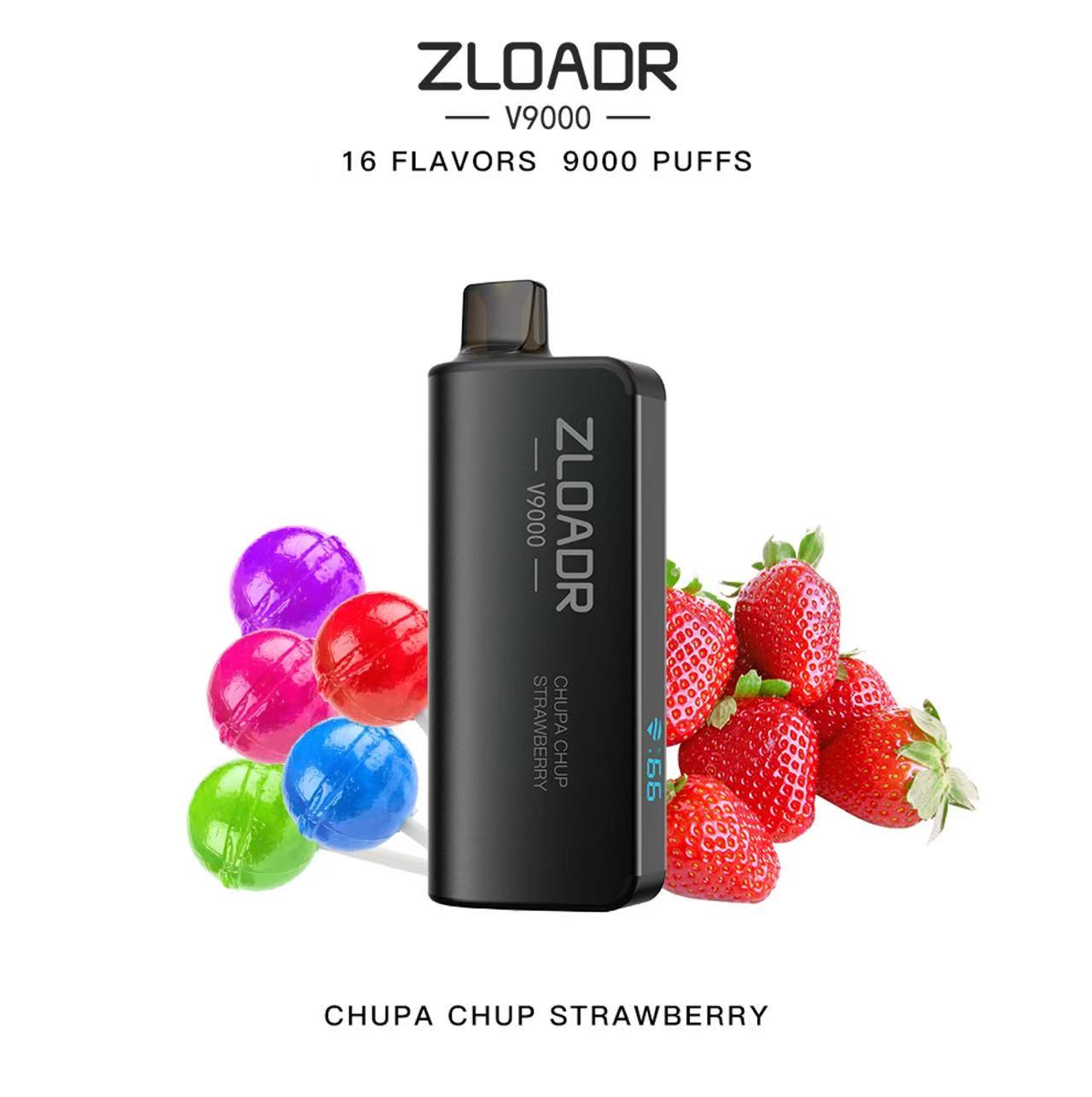 New ZLOADR V9000 Puffs Disposable Vape 16 Flavors