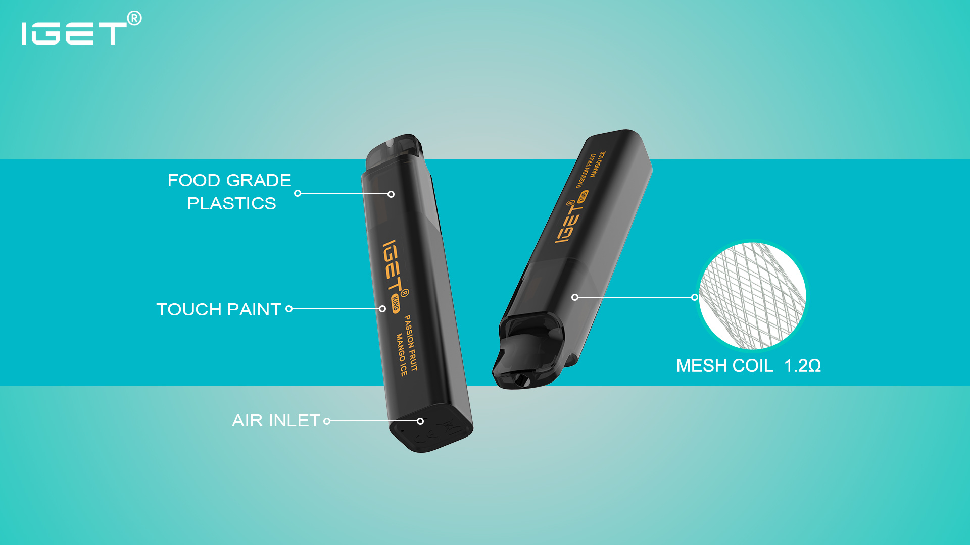 IGET King 2600 Puffs 30 Flavors