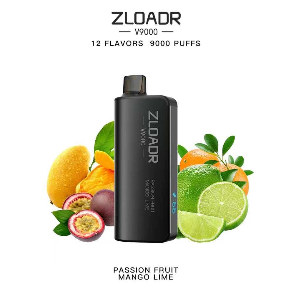 New ZLOADR V9000 Puffs Disposable Vape 16 Flavors