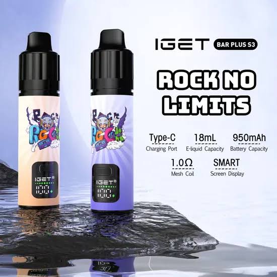 newest IGET Bar Plus S3 10000 Puffs Kit