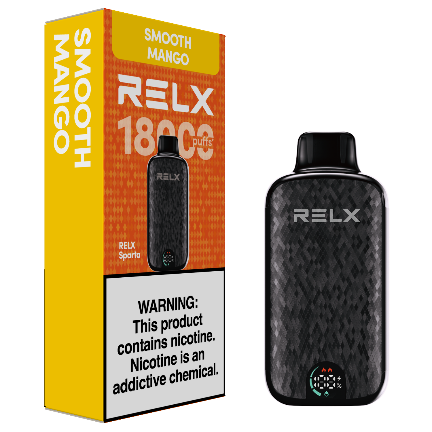 new Relx Sparta 18000 Puffs 20 Flavors