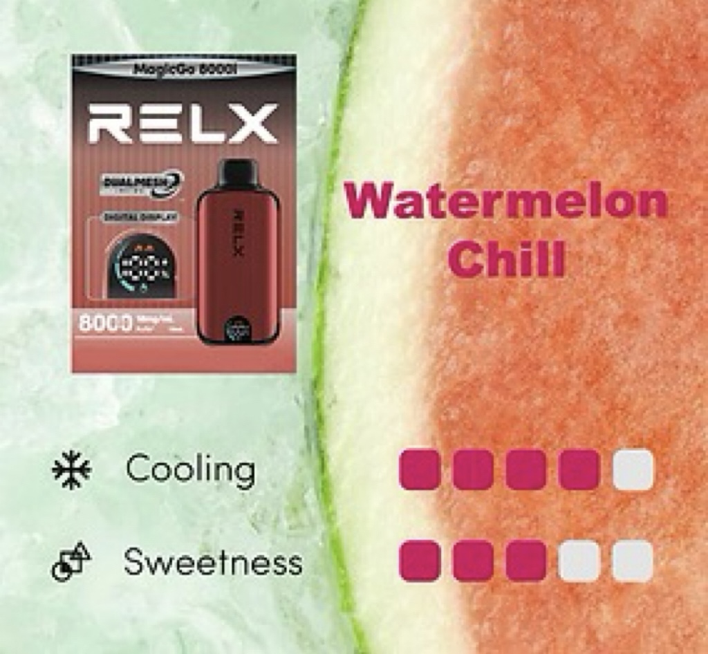 newest RELX MagicGo 8000i Puffs 15 Flavors