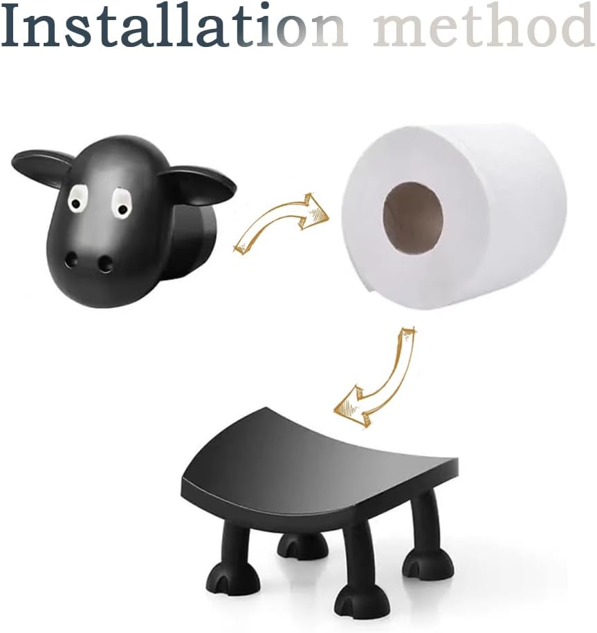 Creative Animal Bathroom Tissue Holder 3d