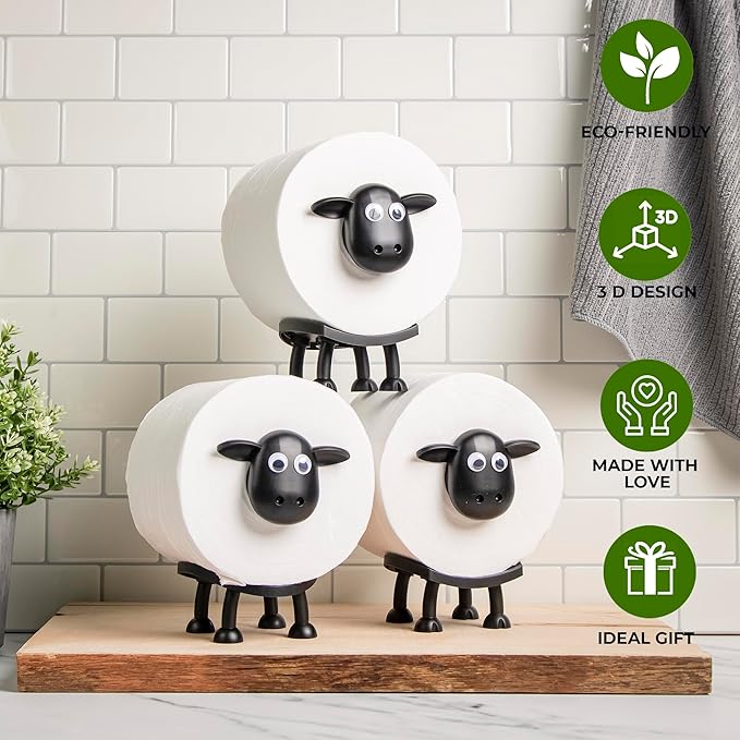 Creative Animal Bathroom Tissue Holder 3d