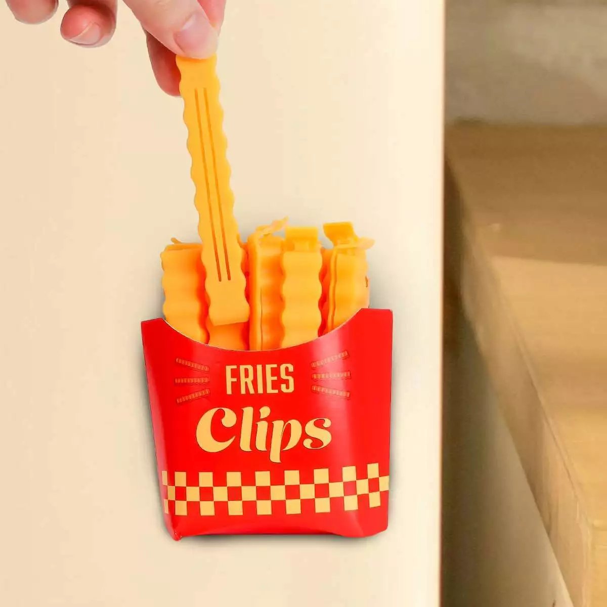 12Pcs Fridge Magnetic Food Bag Clips