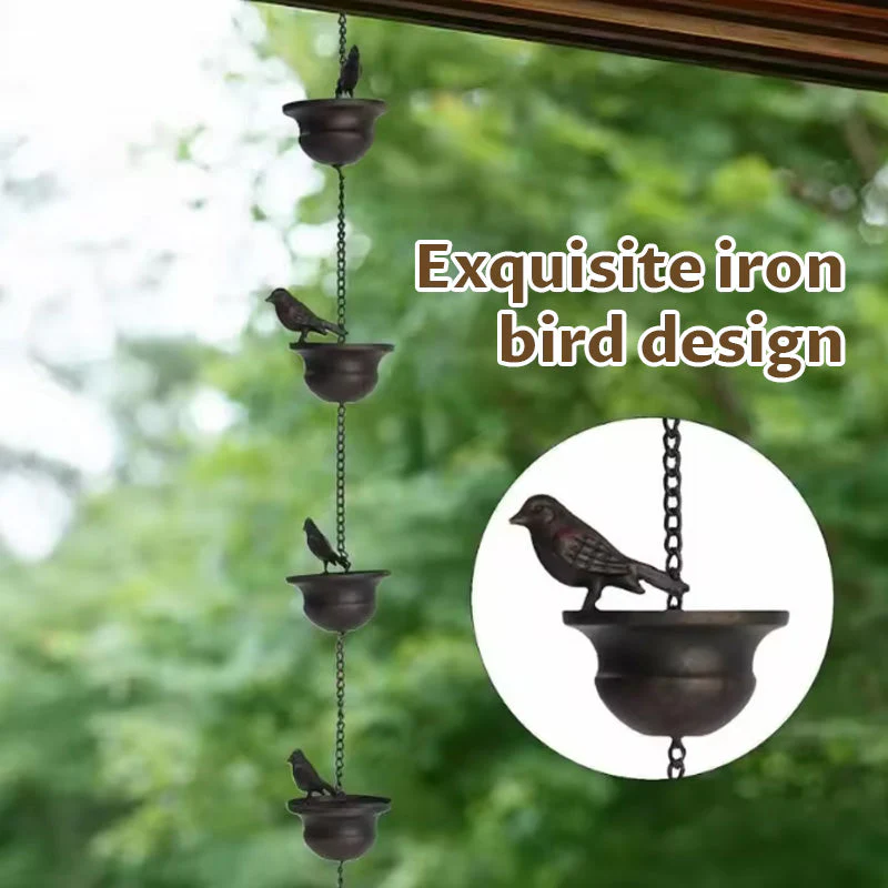 🎉HoT Sale 49% OFF - Bird wind chime rain chain