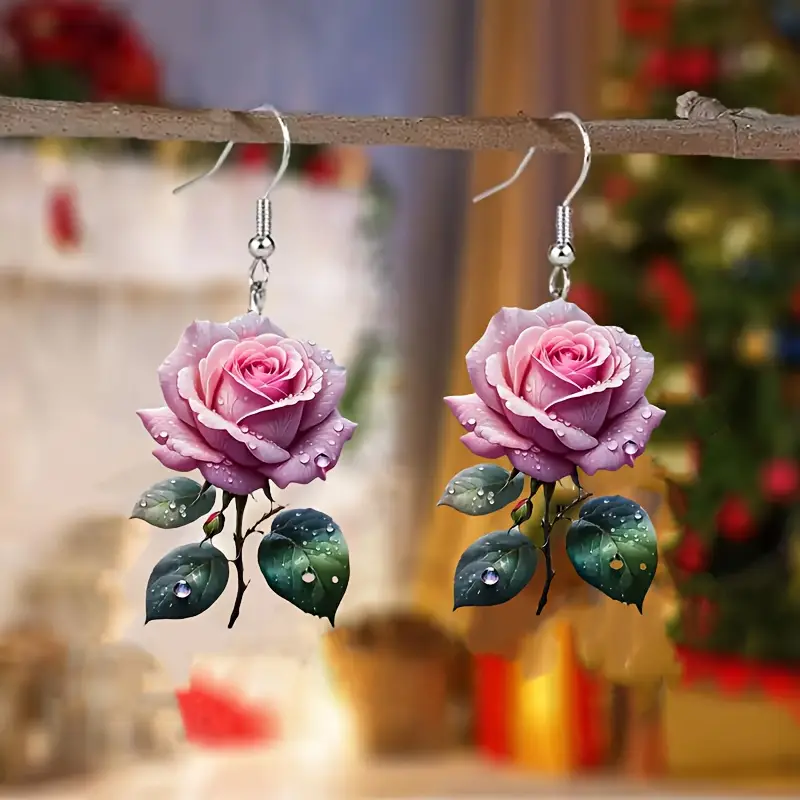 🌹 ✨Charming & Elegant Rose Earrings
