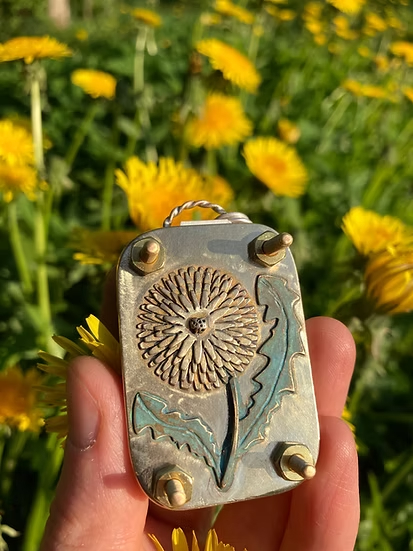 🌸Micro Flower Press Necklace Pendant