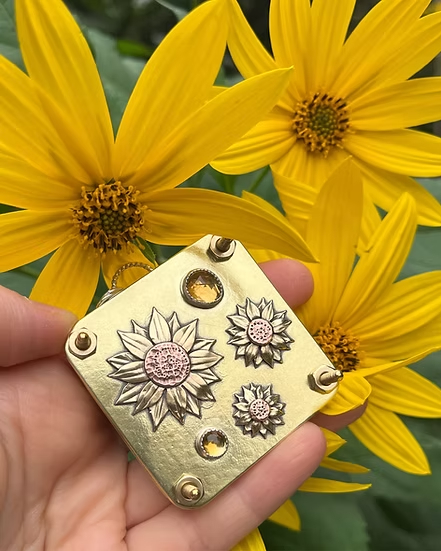 🌸Micro Flower Press Necklace Pendant