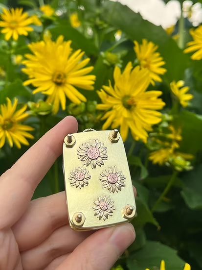 🌸Micro Flower Press Necklace Pendant