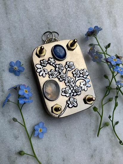 🌸Micro Flower Press Necklace Pendant