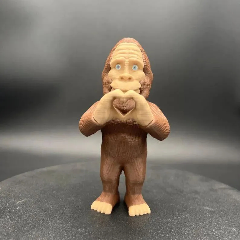 🤣3D Printed Funny Bigfoot Figurine