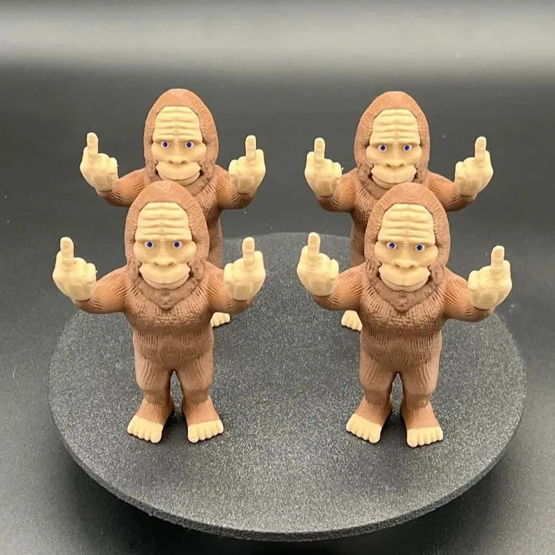 🤣3D Printed Funny Bigfoot Figurine