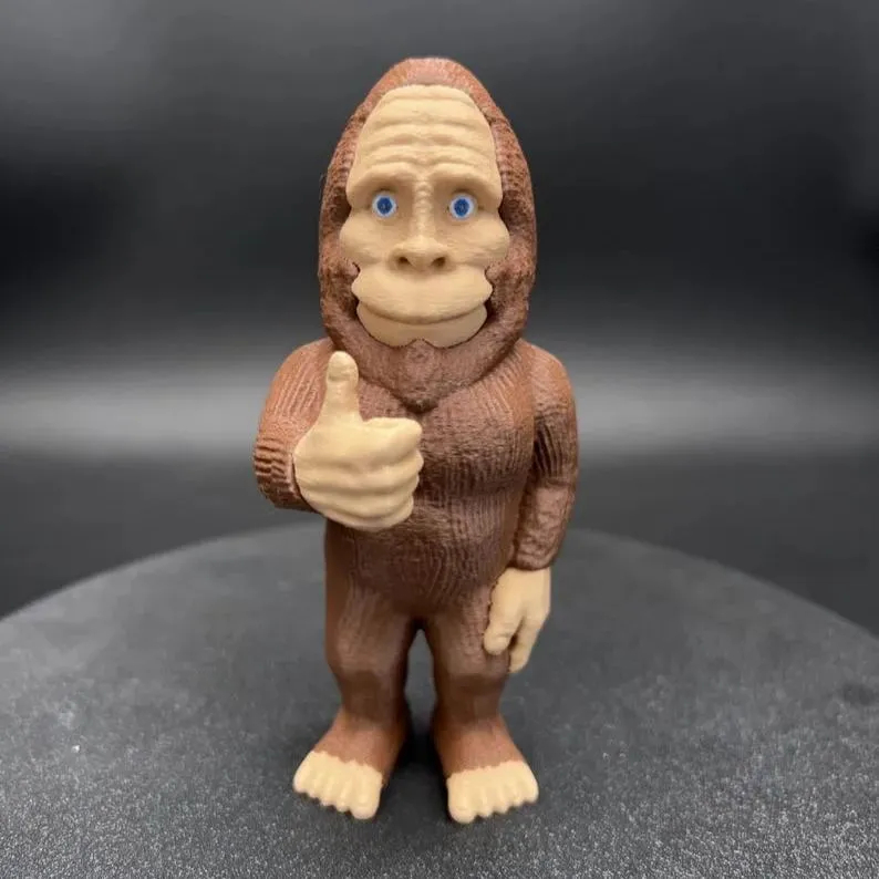 🤣3D Printed Funny Bigfoot Figurine