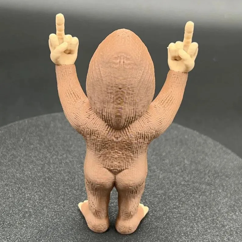 🤣3D Printed Funny Bigfoot Figurine