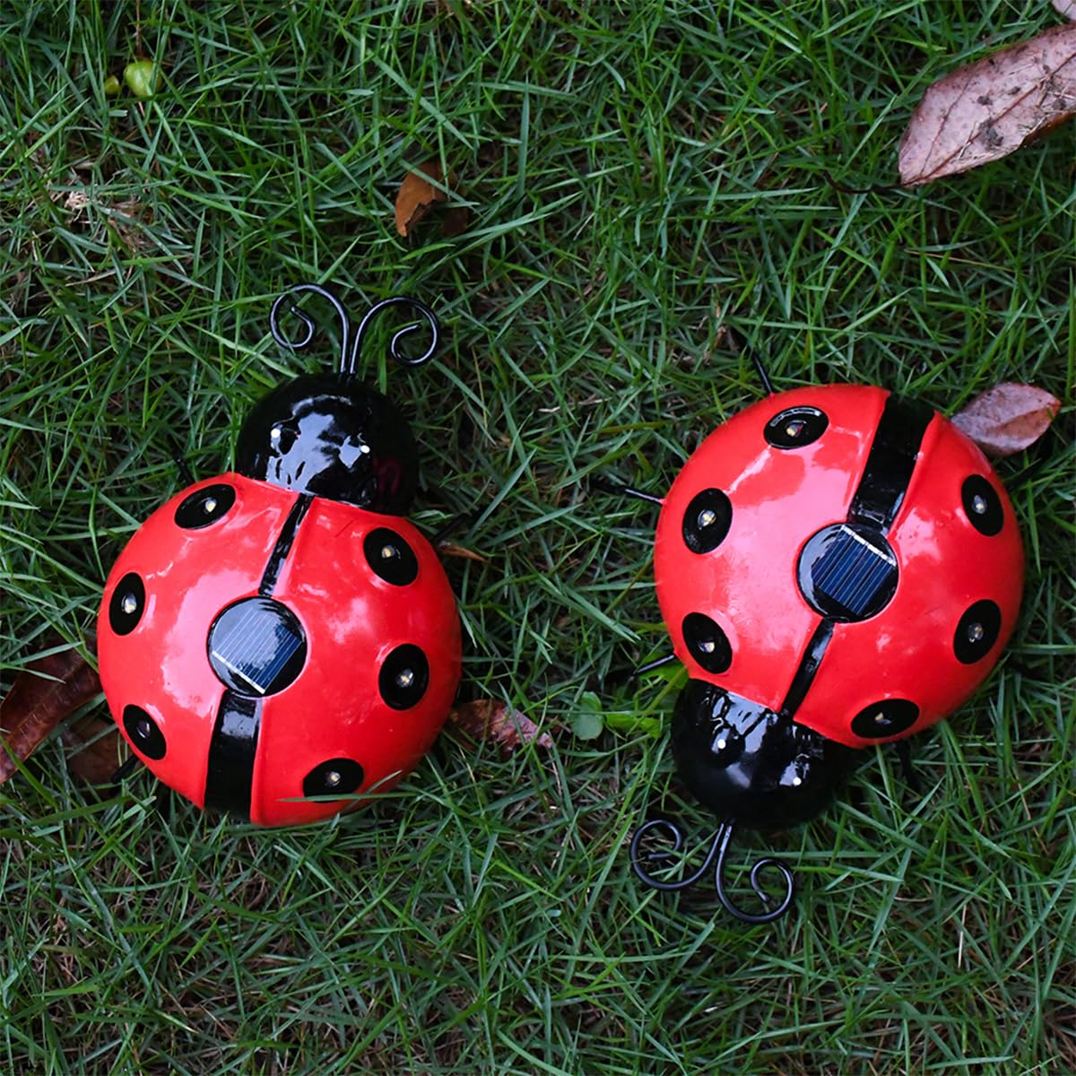 🔥LAST DAY 49% OFF✨🐞Solar Ladybird Lights Waterproof Garden Outdoor Decorative