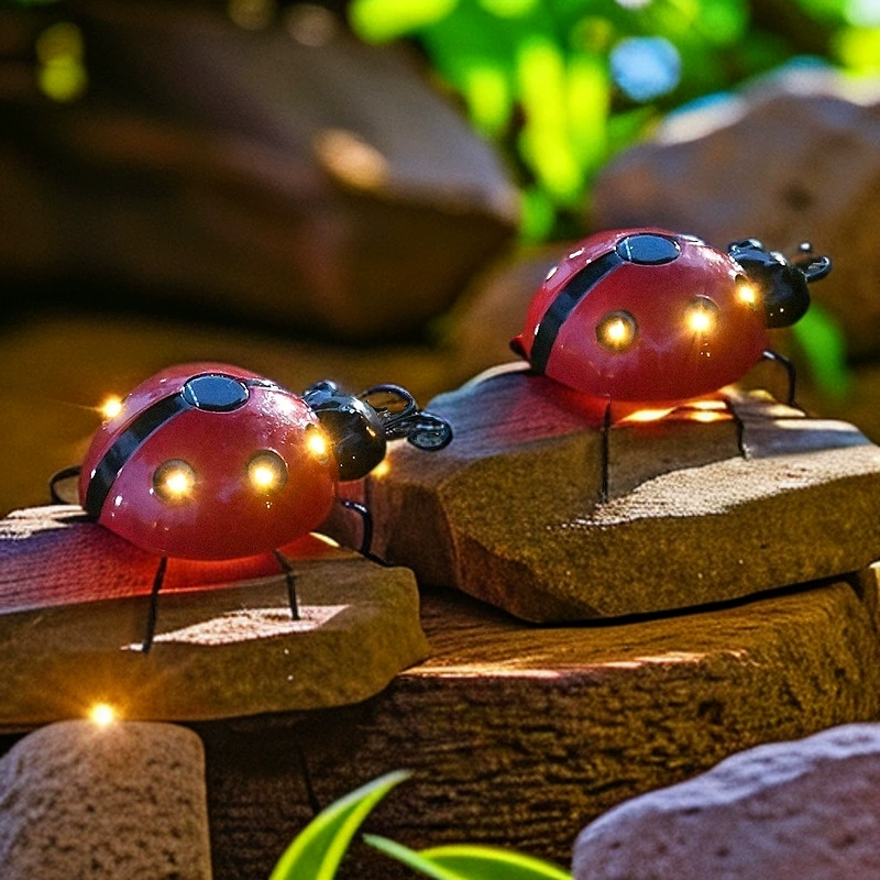 🔥LAST DAY 49% OFF✨🐞Solar Ladybird Lights Waterproof Garden Outdoor Decorative