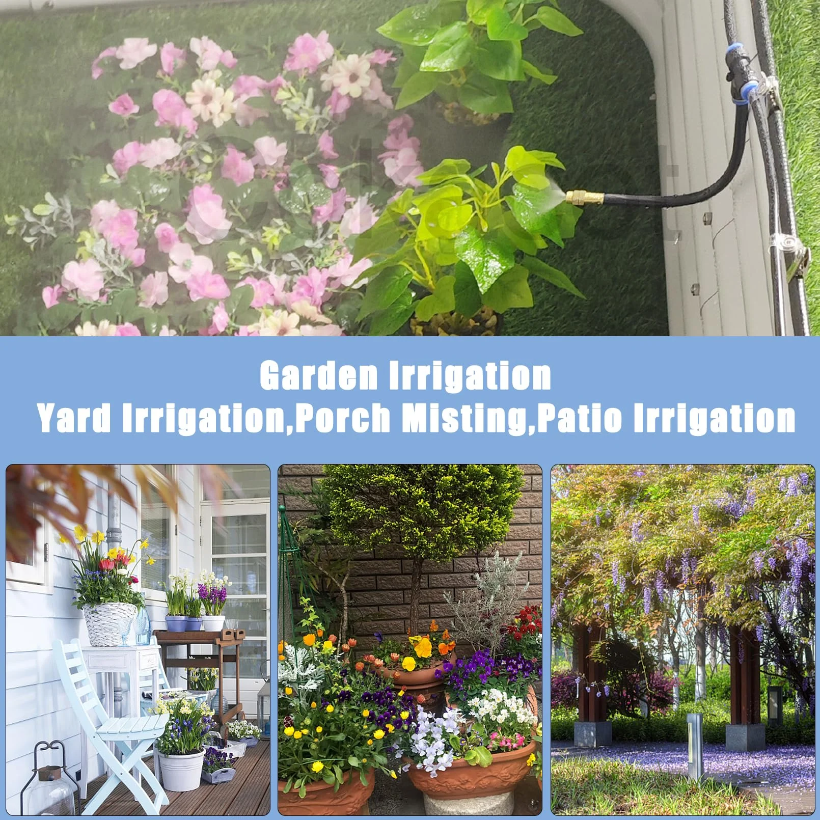 🔥Last Day 49%OFF - 💧🌱360° Curved Garden Automatic Irrigation System