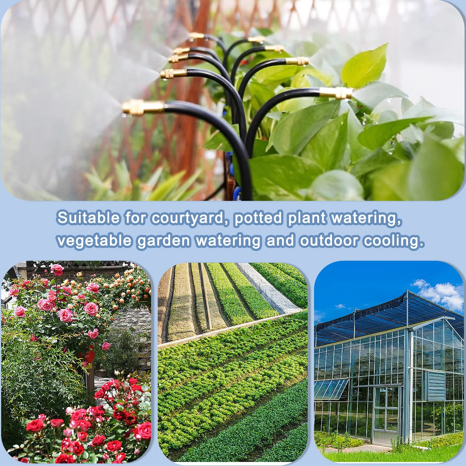 🔥Last Day 49%OFF - 💧🌱360° Curved Garden Automatic Irrigation System