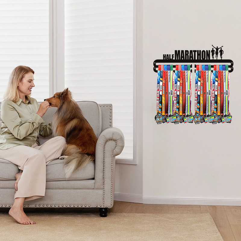 MARATHON- Medal Hanger Holder Display Rack