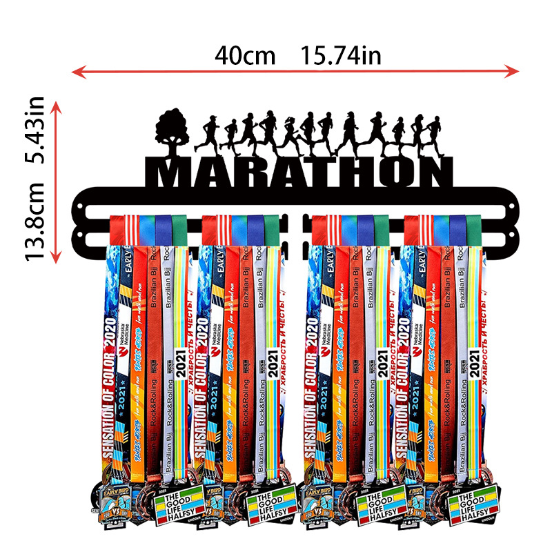 MARATHON- Medal Hanger Holder Display Rack