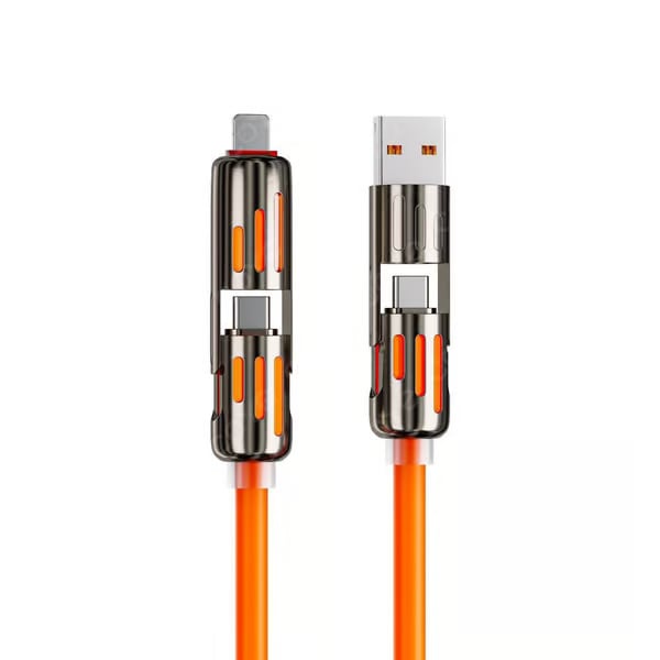 🔥Last Day 49% OFF - ⚡Max 240W –🔋4-in-1 Multi-Function LED Portable USB Charging Cable