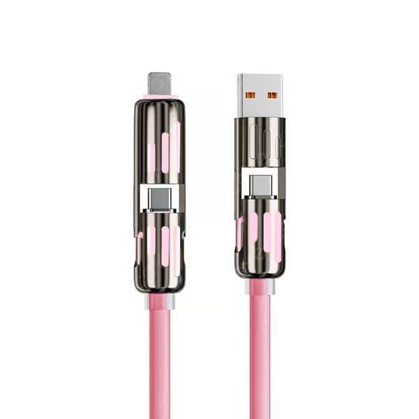 🔥Last Day 49% OFF - ⚡Max 240W –🔋4-in-1 Multi-Function LED Portable USB Charging Cable