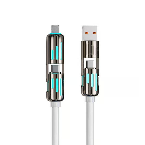🔥Last Day 49% OFF - ⚡Max 240W –🔋4-in-1 Multi-Function LED Portable USB Charging Cable