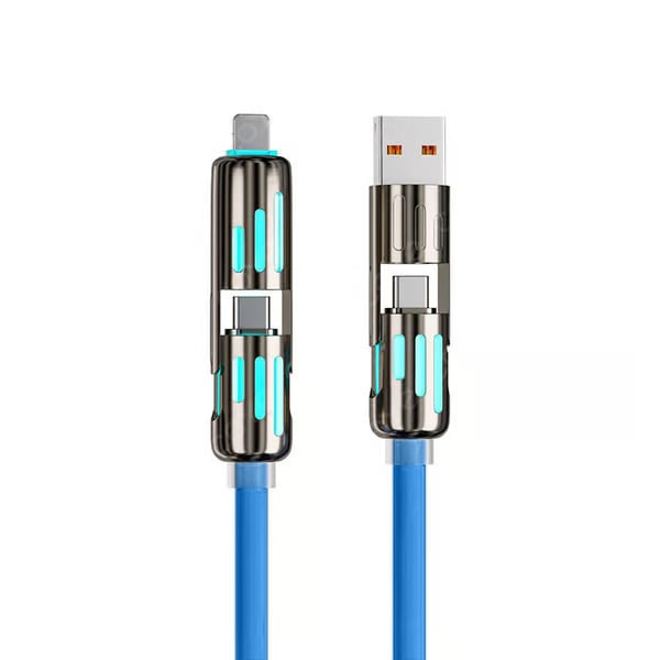 🔥Last Day 49% OFF - ⚡Max 240W –🔋4-in-1 Multi-Function LED Portable USB Charging Cable