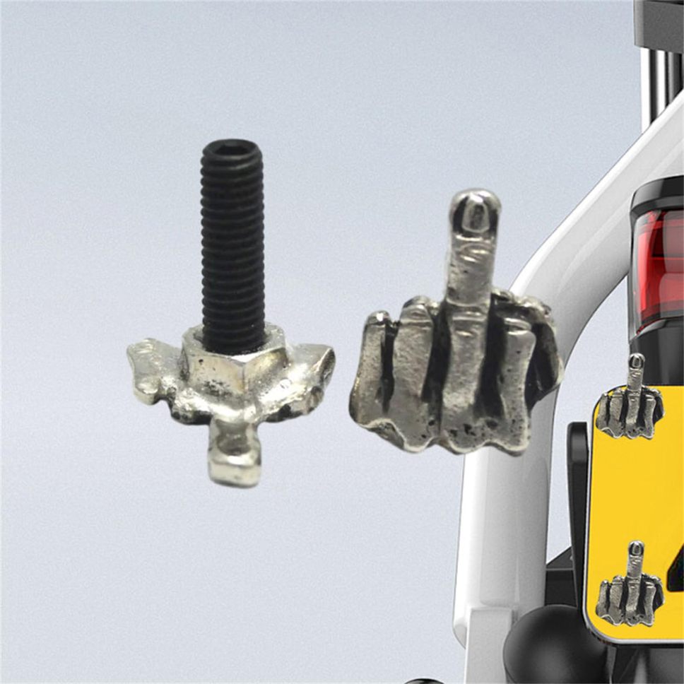 Motorcycle Universal Finger License Plate Screw