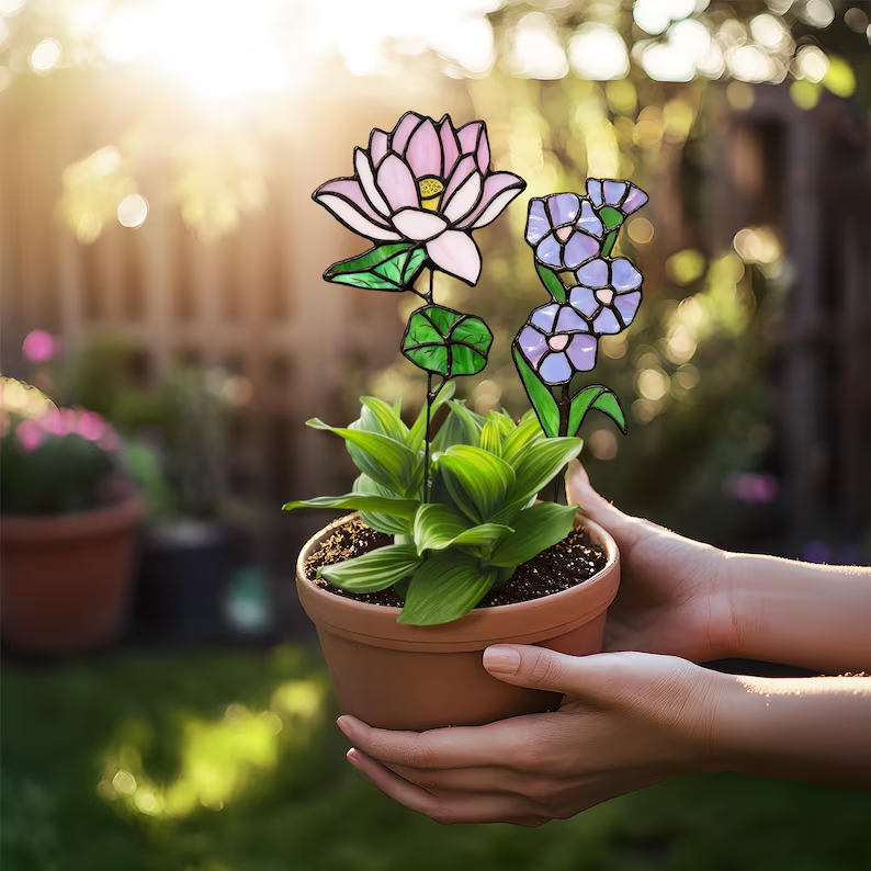 🌹Stained Glass Birth Month Flower