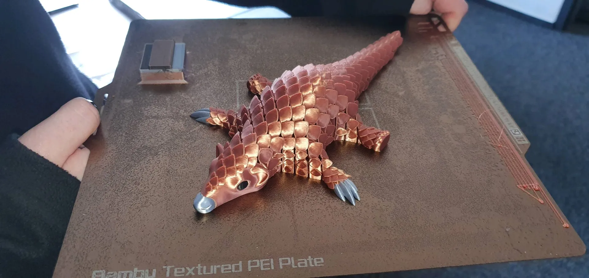 3D Printing - Movable Pangolin Model