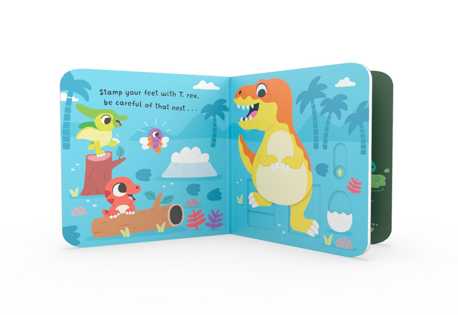 Dinosaur's Wobbly Bottom: A fun-filled new interactive novelty board book series with sliders to wobble! (WOBBLY BOTTOMS)