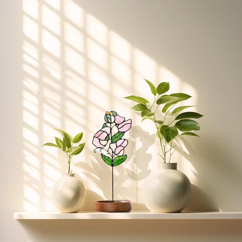 🌹Stained Glass Birth Month Flower