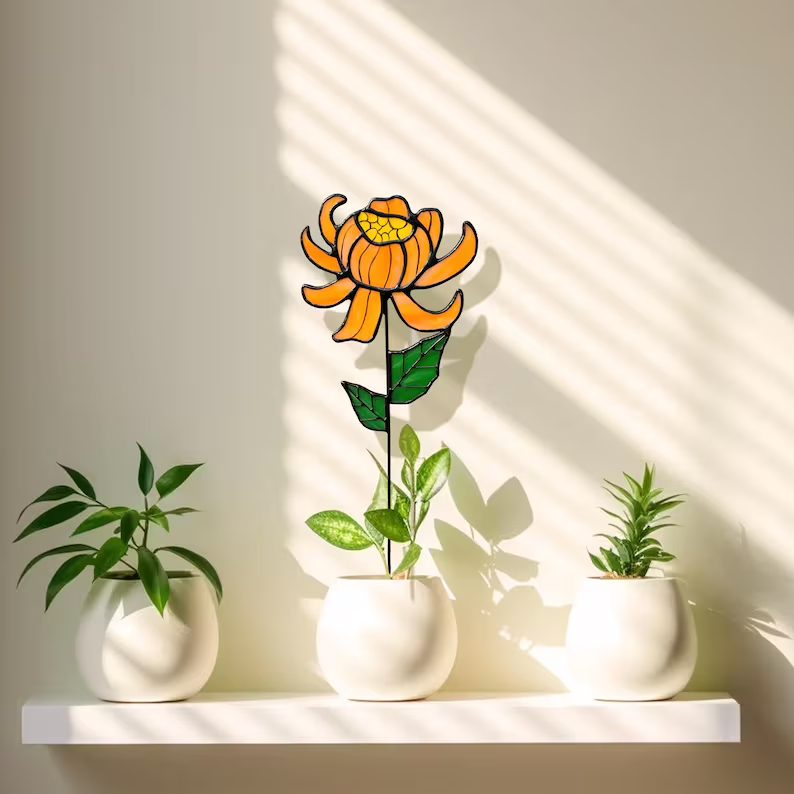 🌹Stained Glass Birth Month Flower